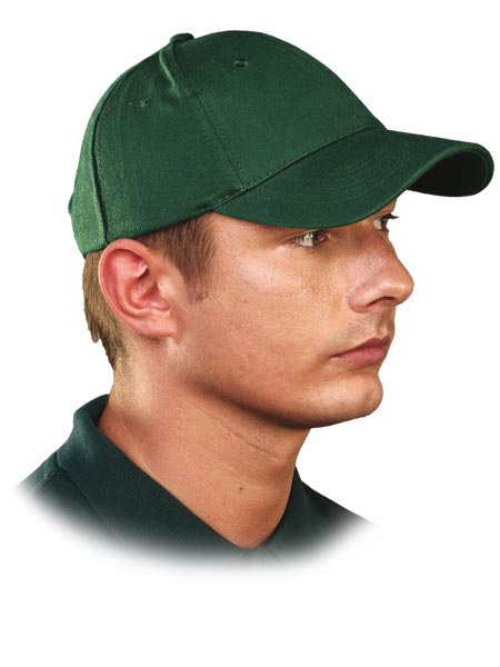Czapka z daszkiem bawełniana regulowana zielona Reis