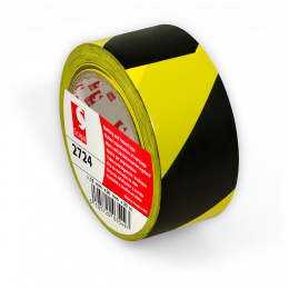 Taśma ostrzegawcza samoprzylepna 33m x 50mm żółto czarna