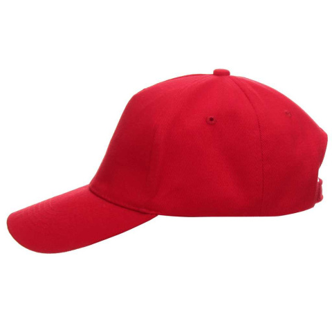 Czapka z daszkiem Comfort 31104-30E- biało-czerwon