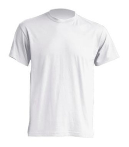 Koszulka bawełniana JHK TSRA 190 biała M