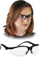 Okulary ochronne przeciwodpryskowe poliwęglanowe szkła MCR Safety