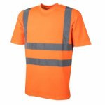 Tshirt ostrzegawczy Hi-viz REF 102 pomarańcz XL
