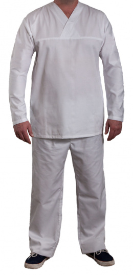 Ubranie HACCP z bluzą w szpic