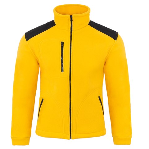 Bluza polarowa FLRA340 PREMIUM ŻÓŁTY/CZARNY L