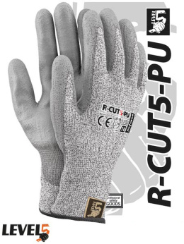Rękawice antyprzecięciowe poliuretan R-CUT5-PU 8