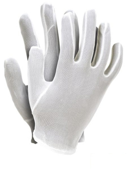 Rękawice ochronne wykonane z nylonu BARDZO CIENKIE rozm. 7 Reis