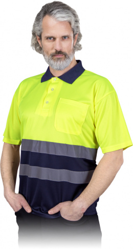 Koszulka polo odblaskowa POLO-NEO żółta XL
