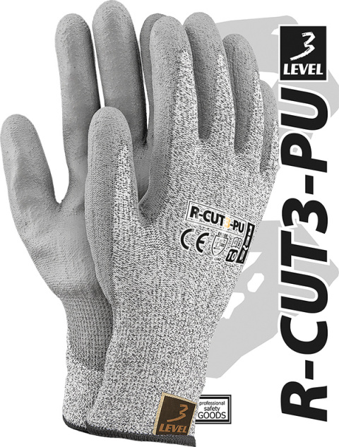 Rękawice antyprzecięciowe R-CUT3-PU BWS 8
