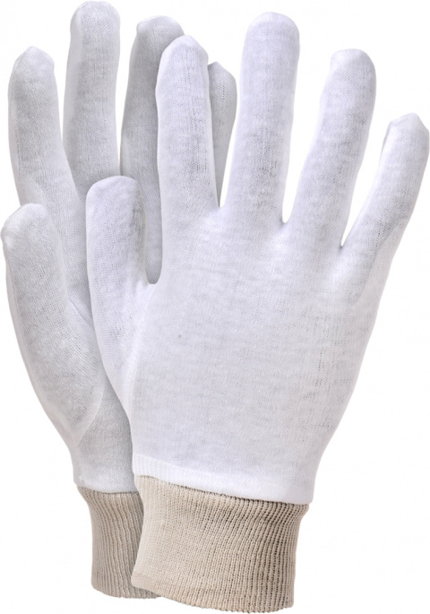 Rękawice ochronne bawełniane białe Reis