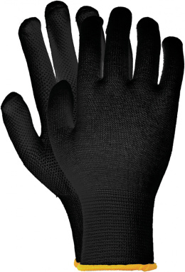 Rękawice jednostronnie nakrapiane RMICROLUX czarne