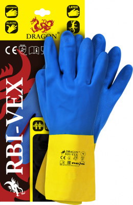 Rękawice z latexu i kauczuku neopren RBI-VEX