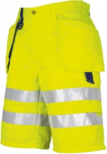 Spodnie kr.nogawki 6503 HV YELLOW rozm.52