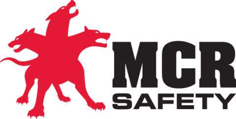 Okulary ochronne przeciwodpryskowe czarne szkła poliwęglanowe MCR Safety