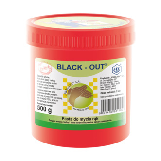 Pasta BHP do mycia rąk 500g BLACK-OUT Fregata