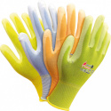 Rękawice z nylonu poliuretan kolor MIX rozm. 10 Reis