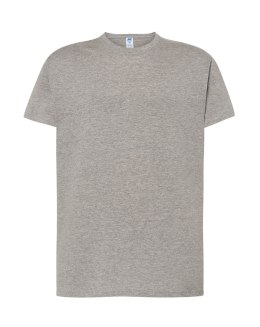 T-shirt koszulka bawełniana męska TSRA Grey Melange 150g rozm. 4XL JHK