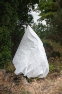 Agrowłóknina biała kaptur ochronny ze ściągaczem 40x50 cm