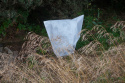 Agrowłóknina biała kaptur ochronny ze ściągaczem 40x50 cm