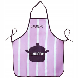 Fartuch kuchenny przedni WODOODPORNY PLAMOODPORNY różowy fartuszek