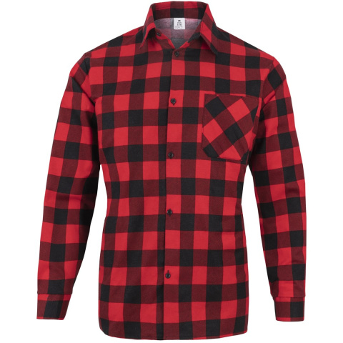 Koszula flanelowa męska 100% bawełna rozm. XXXL czerwona