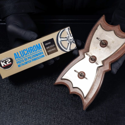 Pasta do polerowania chromu czyści i nabłyszcza ALUCHROM 120g K2