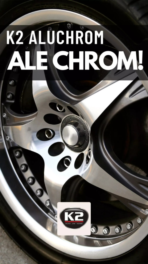 Pasta do polerowania chromu czyści i nabłyszcza ALUCHROM 120g K2