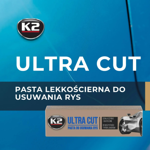 Pasta lekko ścierna do usuwania rys ULTRA CUT 100g K2