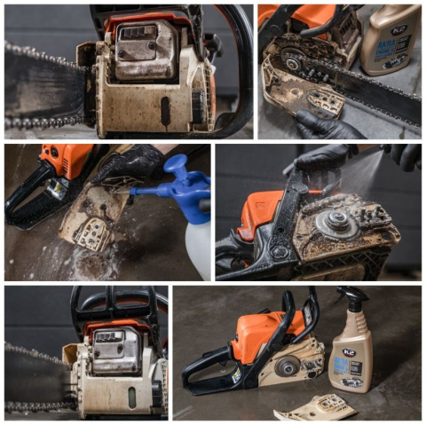 Płyn do mycia silnika i częsci usuwa cieżkie zabrudzenia AKRA 750 ml K2