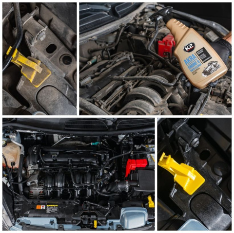 Płyn do mycia silnika i częsci usuwa cieżkie zabrudzenia AKRA 750 ml K2