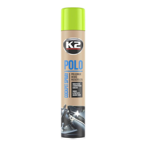 Spray do pielęgnacji deski nabłyszcza POLO COCKPIT Zielone jabłko 750ml K2