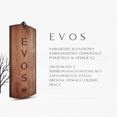 Zapach do auta damski zawieszka drewniana EVOS GRACE Madam K2