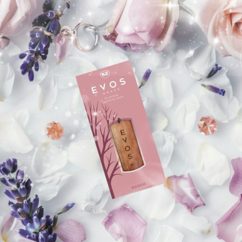 Zapach do auta damski zawieszka drewniana EVOS GRACE Madam K2