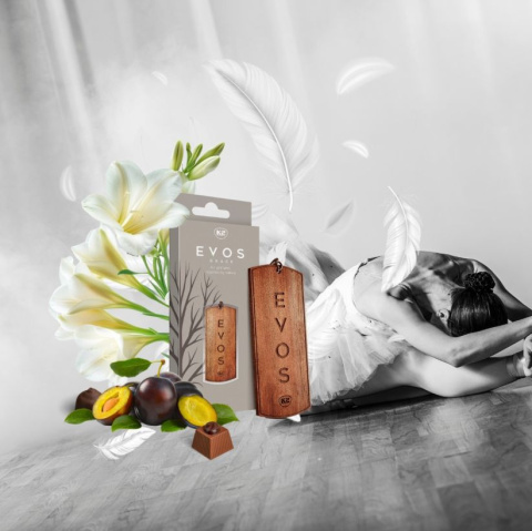 Zapach do auta damski zawieszka drewniana EVOS GRACE Angel K2