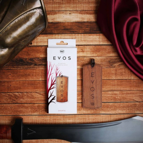 Zapach do auta zawieszka drewniana EVOS Sparta K2