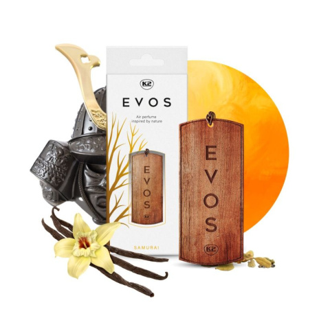 Zapach do auta zawieszka drewniana EVOS Samurai K2