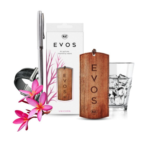 Zapach do auta zawieszka drewniana EVOS Unicorn K2
