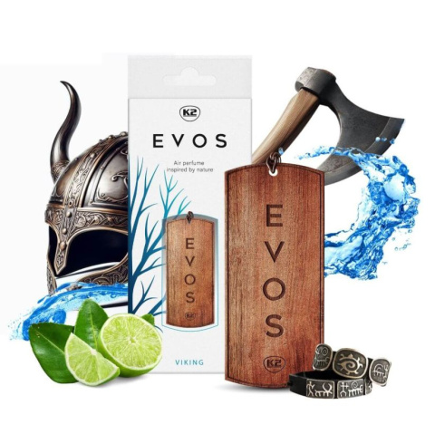 Zapach do auta zawieszka drewniana EVOS Viking K2