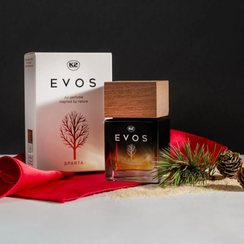 Zapach perfumy do auta EVOS Sparta flakon 50ml K2
