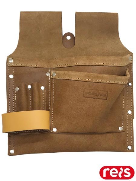 Torba Monterska Skórzana – Profesjonalna, ręcznie wykonana, z uchwytem na młotek REIS