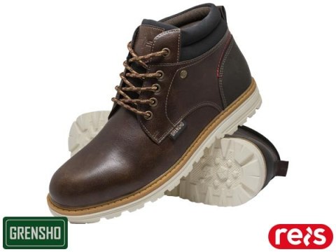 Buty trzewiki KONKER – Męskie/Damskie, skóra syntetyczna, lekkie i wygodne REIS