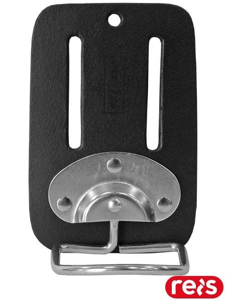 Uchwyt na Młotek "SWINGER" – Ruchomy, ze Skóry Bydlęcej, Wymiary 13×9×6 cm REIS