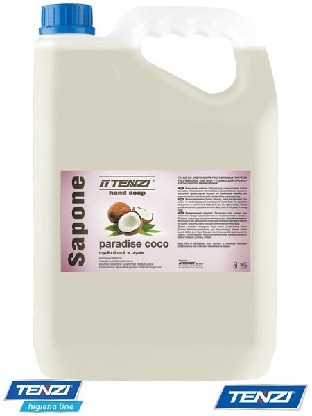 Sapone – Mydło do Rąk i Ciała z Gliceryną, 500 ml i 5 LTENZI