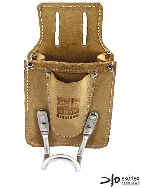 Kieszeń Narzędziowa Skórzana na Pasek | Skóra Juchtowa | Uchwyt na Młotek | Naturalna SKÓRTEX