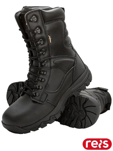 Buty Bezpieczne PATROL SB FO SRA – Skórzane Kozaki z Stalowym Podnoskiem i Suwakiem REIS