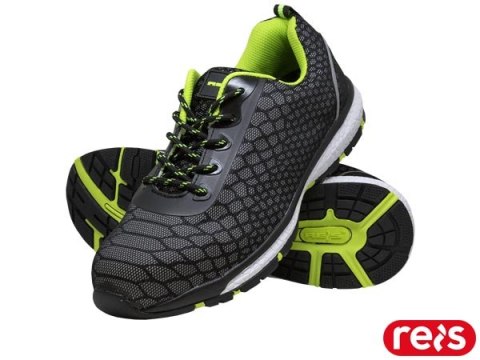 Półbuty Bezpieczne VARAN S1 SRC | Odblaskowe | Dziane | EVA + Guma REIS