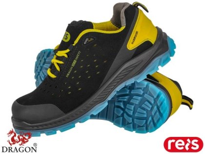 Buty bezpieczne HARPOON S1PS SR FO - zamszowe, kompozytowy podnosek REIS