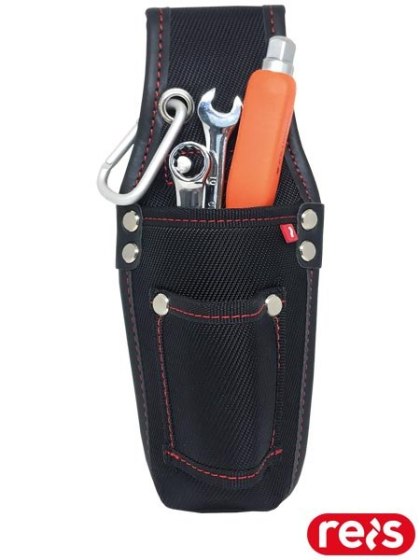 Kieszeń monterska - na pasek, 2 kieszenie, wzmocniona nitami REIS