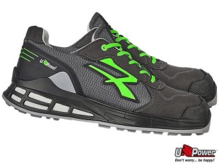 Półbuty Bezpieczne EGON S1PS FO SR – Skórzana Wyściółka, Antypoślizgowe U-POWER