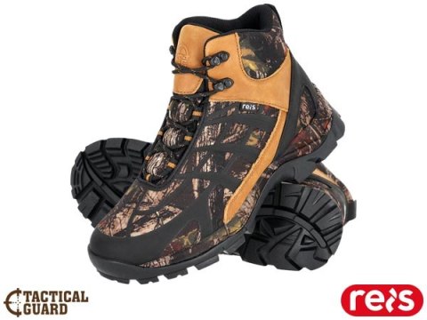 Buty męskie Tactical Guard – Nubukowe trzewiki z Oxfordu do survivalu i dla leśników REIS