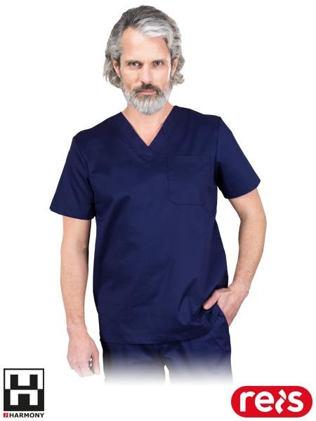 Bluza Robocza COMODO Męska – Elastyczna i Wentylowana dla Laboratorium i Służby Zdrowia REIS